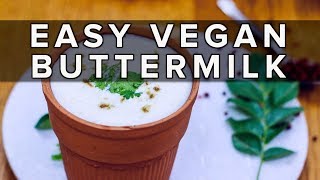 Easy Vegan Buttermilk [upl. by Rillings923]