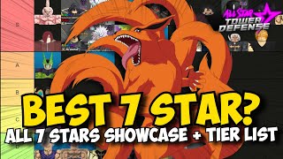 New Best 7 Star All Buffs amp Showcases  7 Star Tier List [upl. by Ellimahs]