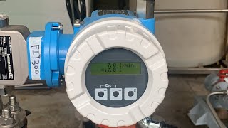 How to setup EH Flow Meter Promag 10H 10D Series [upl. by Elwaine]