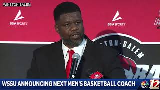 WinstonSalem State University Announcing Next Mens Basketball Coach [upl. by Haletky]