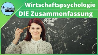 Wirtschaftspsychologie – DIE Zusammenfassung für deine Prüfung [upl. by Sixla385]