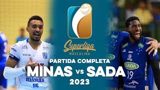 Gerdau Minas x Sada Cruzeiro  Partida completa  Final Superliga Masculina 2023 [upl. by Anirec372]