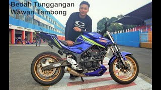 Bongkar Rahasia Modifikasi Yamaha MT25 Pacuan Wawan Tembong [upl. by Namhar]