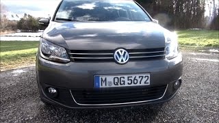 2014 VW Touran 16 TDI 105 HP Test Drive [upl. by Silsbye969]