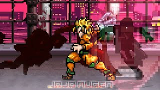 Shadow Diavolo vs Giorno Boss Dio Johnny Joestar Great Days Kira  Epic Battle MUGEN [upl. by Pisarik]