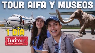 ¿Como es el AIFA y sus museos Lo conocimos en este tour 1 día  Turitour ✈🇲🇽 [upl. by Knowles161]