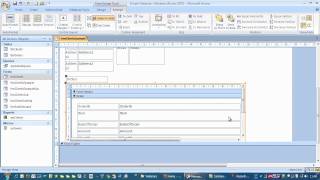 Creating a main Form and sub Form using the Form Wizard in Microsoft Access [upl. by Yadnus]