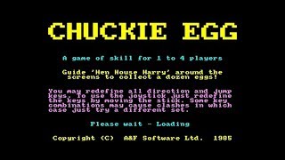 George amp Zippy Plays Chuckie Egg on the Amstrad CPC [upl. by Pendergast]