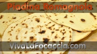 La Ricetta della Piadina Romagnola [upl. by Ellita]