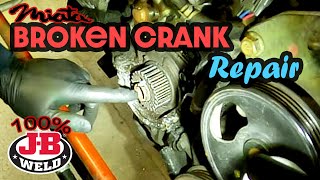 How to Repair a damaged Miata Crank Keyway On a Supercharged NB MX5 [upl. by Novikoff]