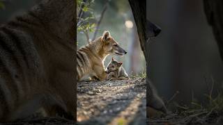 Restoring the extinct Tasmanian tiger using AI animals tasmaniantiger trending [upl. by Jobe777]