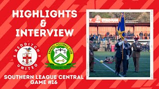 HIGHLIGHTS amp INTERVIEW  Redditch United vs Barwell [upl. by Ateuqal]