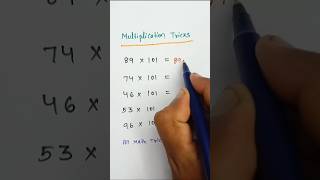 2 digit multiply trick 🔥 shorts educational  shorts shortsfeed [upl. by Yatnwahs]