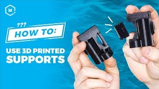 How To 3D Print Using Supports  3D Printing Guide [upl. by Ennaej]