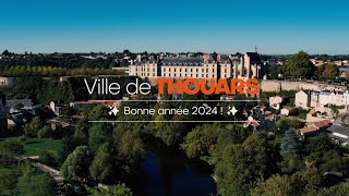 Bonne année 2024  Ville de Thouars ✨ [upl. by Leontyne]