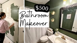 DIY Small Bathroom Makeover 2023  Bathroom Remodel on a Budget  Small Bathroom Decorating Ideas [upl. by Leann]