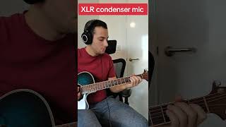 MXR aux cable VS XLR condenser mic  Thoughts  🤔🤔 shorts acousticguitar [upl. by Susy]