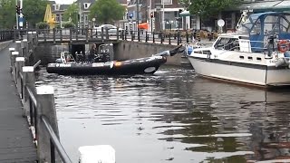 GPTV Stuntelen met rubberboot in Sneek [upl. by Miller]