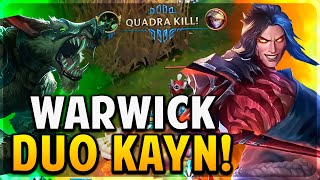 ¡JUGADA EPICA CON KAYN Y WARWICK DUO DINAMICO  League of Legends [upl. by Lew]