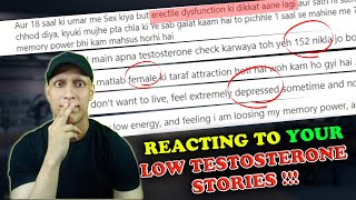 Reacting to Your quotLow Testosterone” Stories [upl. by Eirelav]