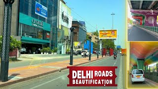 New India Delhi Beautification and Magical Transformation  Lajpat Nagar to Noida Stunning View [upl. by Lauter]