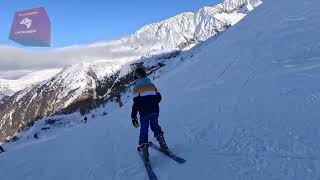 Mont Blanc 15  Chamonix Skiing  GRANDS MONTETS part 1 [upl. by Currey]