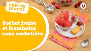 Une recette de sorbet sans sorbetière  c’est dans Popote Minute [upl. by Cresida]