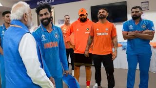 Narendra Modi heart winning gesture for Virat  Rohit amp team in Dressing room after INDIA LOST FINAL [upl. by Camey663]