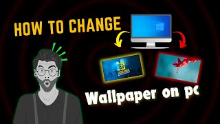 Easiest Way to Change Your PC Wallpaper on Windows 10 [upl. by Chandra845]