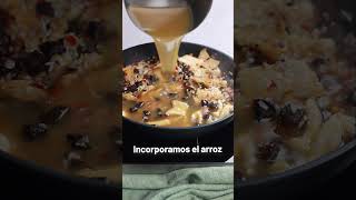 🍚 Arroz con Butifarra Negra y Setas 🍄  Receta Sabrosa con Arroz SOS [upl. by Shivers]