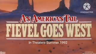 An American Tail Fievel Goes West Official Teaser Trailer 1992 [upl. by Cavuoto]