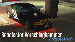 Benefactor Vorschlaghammer Mercedes 190E  AMG 500E  W124  GTA 5 [upl. by Silohcin]