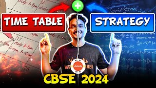 Toppers Time Table amp Strategy to Score FULL Marks in Maths Class 10 💯 CBSE Board 2024 Revision ✅ [upl. by Auhsaj]