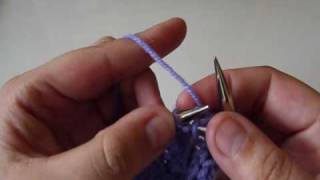 Knitting Rib 3x3 Stitch Even Number of Stitches [upl. by Mayyahk203]