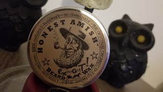 Honest Amish Xtra Gritty Beard Wax Review [upl. by Iot]