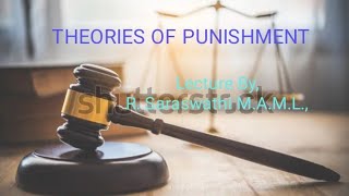 THEORIES OF PUNISHMENT  PENOLOGY  EXPLANATION IN TAMIL [upl. by Leiand548]