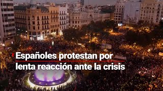 100 MIL ESPAÑOLES PIDEN RESPUESTAS EN VALENCIA  Reaccionan a la inoperancia de las autoridades [upl. by Latta86]