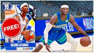 FREE DARK MATTER LEVEL 40 SHAI IS INCREDIBLE THE BEST PG IN NBA 2K24 MyTEAM [upl. by Ainez]