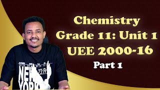 UEE 2000  2016 Atomic structure amp The periodic Table  Part 1  ከሚያስገርም ማብራሪያ ጋር [upl. by Hanej979]