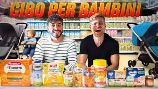 PROVIAMO TUTTO IL CIBO PER BAMBINI DEL SUPERMERCATO  NON DOVEVAMO FARLO RISCHIAMO DI STARE MALE [upl. by Nwonknu]