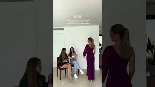 Puntuando vestidos para la boda de su prima 💐💖 fashiongoals viralvideo invitadaperfecta moda [upl. by Abate]