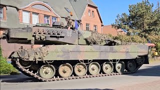 Heidesturm 2024 Leopard 2 rollen durch Hassel [upl. by Crin]