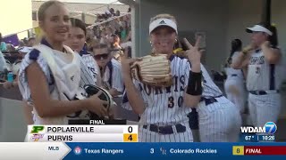 Sumrall baseball Purvis softball advance to state championships [upl. by Ave554]