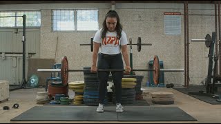 Powerlifting champ Karlina Tongotea combines medicine with might [upl. by Dowzall]