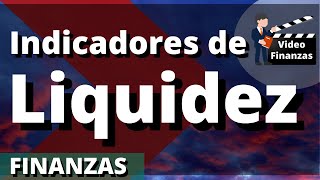 Indicadores de Liquidez Calculo e interpretación con ejemplo en Excel  explicado muy fácil [upl. by Eniladam48]