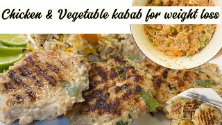 Diet Chicken Recipe for weight loss  juicy chicken and vegetables kababs best to lose weight [upl. by Alburg627]