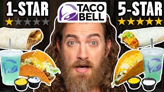 1 Star vs 5 Star Taco Bell Taste Test [upl. by Ecilayram]