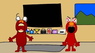 Fake Elmos Groundventure S3 E109 Fake Elmo Vandalizes School Bathroomin Big TroubleGets Spanked [upl. by Ymirej]