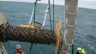 Deployment of Fugro Oceanor Wavescan buoy at M2 [upl. by Audly224]