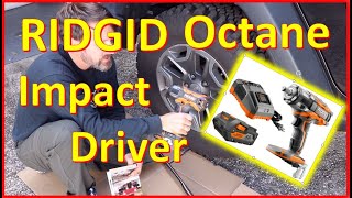 RIDGID Octane 12quot Impact Wrench  Easy Lug Nut Removal [upl. by Mariette381]